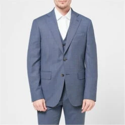 Wilder Tailored Fit Blue Birdseye Suit Jacket -FRASERS Shop 52052918 l a2