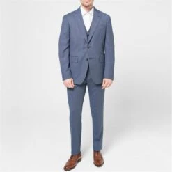 Wilder Tailored Fit Blue Birdseye Suit Jacket -FRASERS Shop 52052918 l a6