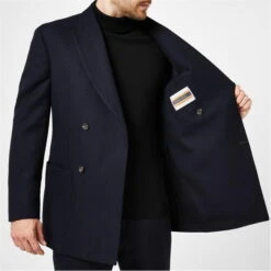 Bond Tailored Fit Navy Herringbone Suit Jacket -FRASERS Shop 52616818 l a2