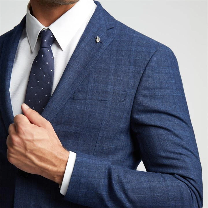 Ted Baker Hoyle Slim Fit Check Suit Jacket 7 Ted Baker Hoyle Slim Fit Check Suit Jacket - Image 5