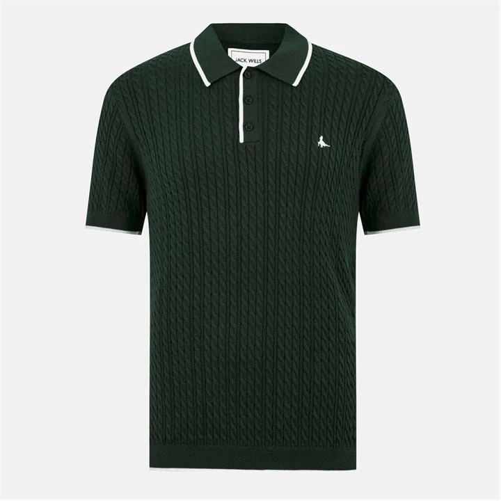 Jack Wills Braid Knit Polo 3 Jack Wills Braid Knit Polo