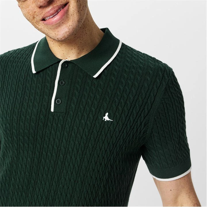 Jack Wills Braid Knit Polo 7 Jack Wills Braid Knit Polo - Image 5
