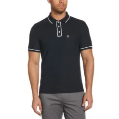Original Penguin Short Sleeve Tipped Polo Shirt -FRASERS Shop 54296518 l a1