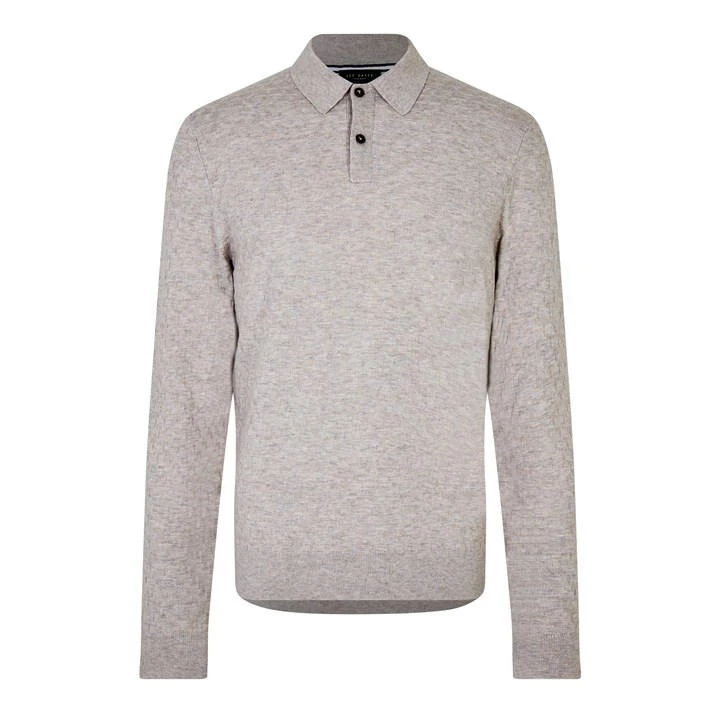 Ted Baker Morar Knit Polo Shirt 7 Ted Baker Morar Knit Polo Shirt - Image 5