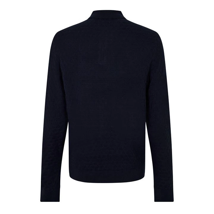 Ted Baker Morar Knit Polo Shirt 6 Ted Baker Morar Knit Polo Shirt - Image 4