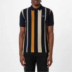 Fred Perry Vertical Stripe Polo -FRASERS Shop 54466919 l a2