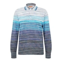 Missoni Stripe Knit Polo Shirt