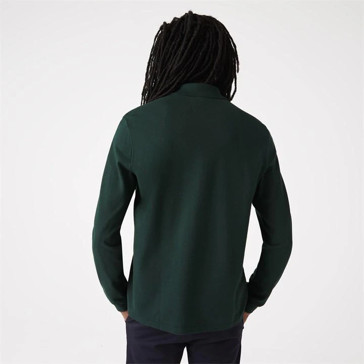 Lacoste Long Sleeve Embroidered Polo Shirt 5 Lacoste Long Sleeve Embroidered Polo Shirt - Image 3