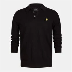 Long Sleeve Knit Polo