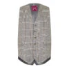 Jessop Slim Fit Light Green Check Waiscoat -FRASERS Shop 56039915 l
