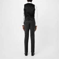 Kilburn Charcoal Slim Fit Waistcoat - Italian Fabric -FRASERS Shop 56060302 l a3