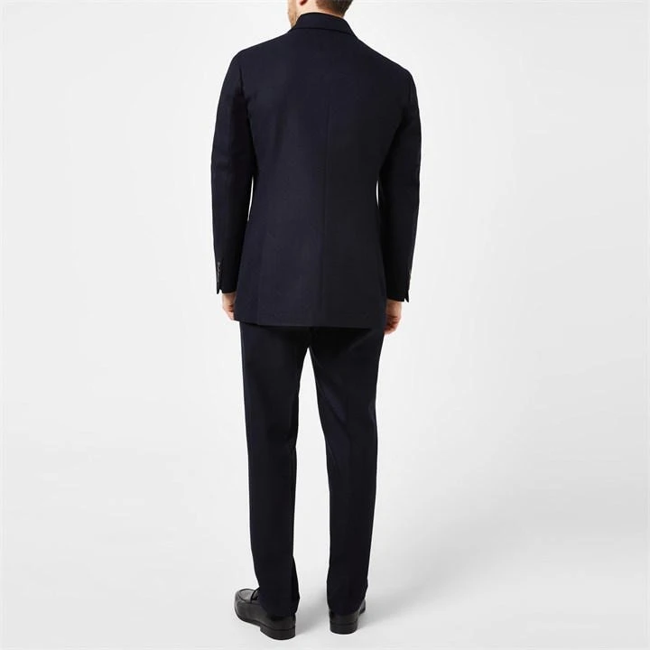 Bond Tailored Fit Navy Herringbone Suit Trouser 5 Bond Tailored Fit Navy Herringbone Suit Trouser - Image 3