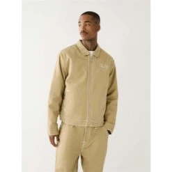 True Religion Super T Twill Bomber Jacket Mens