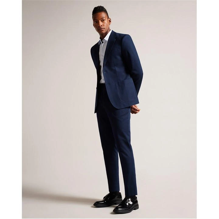 Ted Baker Shakerj Slim Fit Cotton Linen Jacket 5 Ted Baker Shakerj Slim Fit Cotton Linen Jacket - Image 3