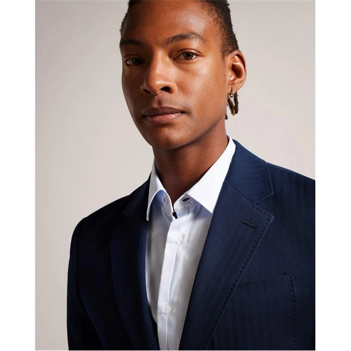 Ted Baker Shakerj Slim Fit Cotton Linen Jacket 6 Ted Baker Shakerj Slim Fit Cotton Linen Jacket - Image 4