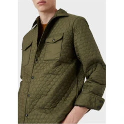 Emporio Armani Quilted Overshirt -FRASERS Shop 61473215 l a4