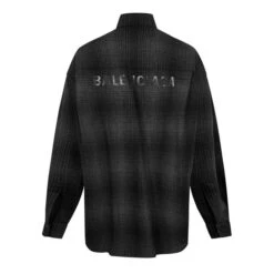 Balenciaga Oversize Check Shirt -FRASERS Shop 61573502 l a1