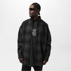 Balenciaga Oversize Check Shirt -FRASERS Shop 61573502 l a2