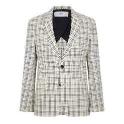 Check Single Breasted Blazer