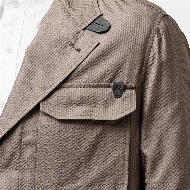 Brioni Seersucker Blazer 7 Brioni Seersucker Blazer - Image 5