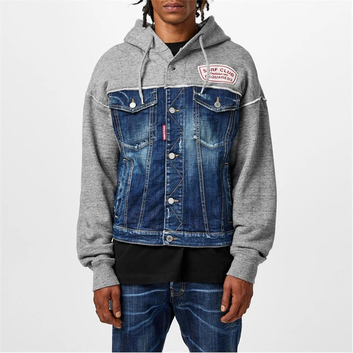 DSQUARED2 Panelled Hooded Jacket 5 DSQUARED2 Panelled Hooded Jacket - Image 3