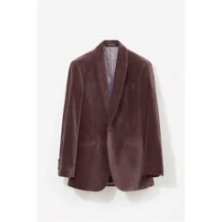 Single Breasted Velvet Blazer