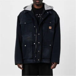 Balenciaga Double B Workwear Parka -FRASERS Shop 63220318 l a2