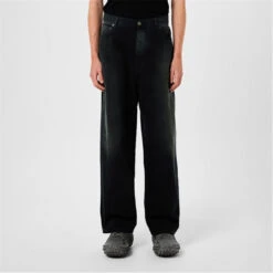 Balenciaga Denim Size Sticker Baggy Trousers -FRASERS Shop 65001803 l a2