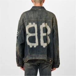 Balenciaga Crypto Denim Jacket -FRASERS Shop 99464618 l a3